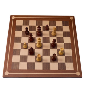 WA-5108 | Wenge & Maple Wooden Chess Board – Board Only