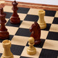 WA-5109 | 20 Inch Wenge & Maple Wooden Chess Board – Board Only