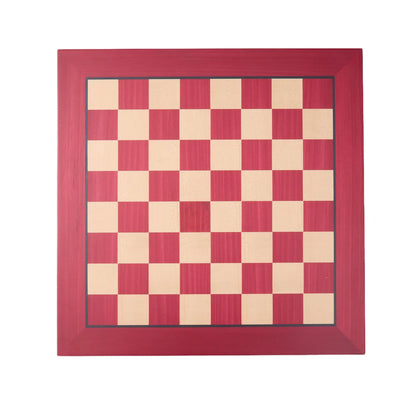 WA-5110 | 20 Inch Wenge & Maple Wooden Chess Board – Board Only