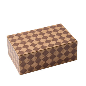 WA-5103 | 9 Inch Wooden Chess Pieces with Storage Box, Solid Wood Chessmen Set