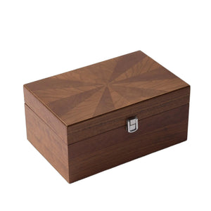 WA-5104 | 9 Inch Wooden Chess Pieces with Storage Box, Solid Wood Chessmen Set