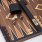 WA-5082 | 17 Inch Folded Wooden Combo Game Set – Chess, Backgammon & Checkers with Solid Wood Pieces