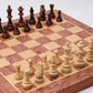 WA-5087 | 19 Inch Folded Wooden Combo Game Set – Chess, Backgammon & Checkers with Solid Wood Pieces