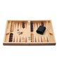 WA-5089 | 11 Inch Folded Wooden Combo Game Set – Chess, Backgammon & Checkers with Solid Wood Pieces