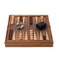 WA-5090 | 14 Inch Wooden Combo Game Set – Chess, Backgammon & Checkers with Solid Wood Pieces