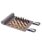 WA-5113 | 16 Inch Roll-up Combo Game Set – Chess, Backgammon & Checkers with Solid Wood Pieces