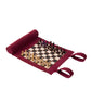 WA-5113 | 16 Inch Roll-up Combo Game Set – Chess, Backgammon & Checkers with Solid Wood Pieces