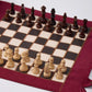 WA-5113 | 16 Inch Roll-up Combo Game Set – Chess, Backgammon & Checkers with Solid Wood Pieces