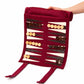 WA-5113 | 16 Inch Roll-up Combo Game Set – Chess, Backgammon & Checkers with Solid Wood Pieces