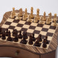 WA-5102 | 10-Inch Magnetic Wooden Chess Set with Solid Wood Pieces