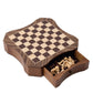 WA-5102 | 10-Inch Magnetic Wooden Chess Set with Solid Wood Pieces