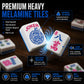 Premium American Mahjong Set with 166 Engraved Tiles, Leather Carrying Case & Racks