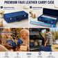 Premium American Mahjong Set with 166 Engraved Tiles, Leather Carrying Case & Racks