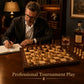 19-Inch Wenge & Maple Wooden Tournament Chess Board