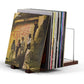 Woodronic Solid Walnut Vinyl Record Holder for 75 LPs Woodronic