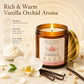 Vanilla Soy Wax Candle | Hand-Poured Scented Candle for Home