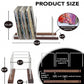 Woodronic Solid Walnut Vinyl Record Holder for 75 LPs Woodronic
