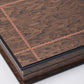 WA-5078 | 19 Inch Wooden Backgammon Set with Solid Wood Pieces & Leather Dice Cups